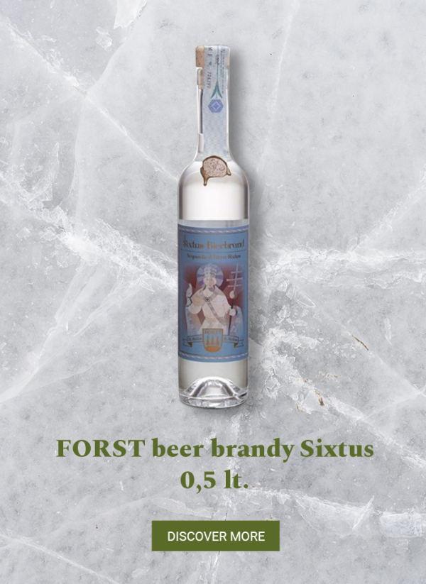 FORST beer brandy Sixtus 0,5 lt.