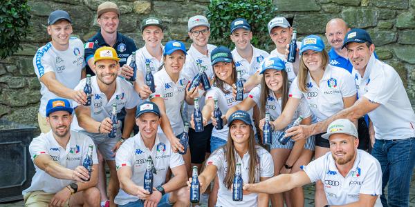 La Nazionale italiana di slittino artificiale in visita presso Birra FORST.