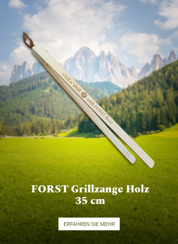 FORST Grillzange Holz 35 cm