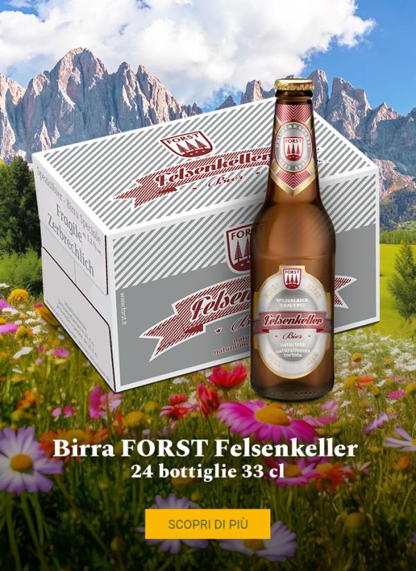 Birra FORST Felsenkeller bottiglia