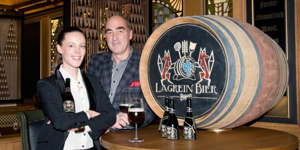 Lagrein Bier di Birra FORST al WineFestival.