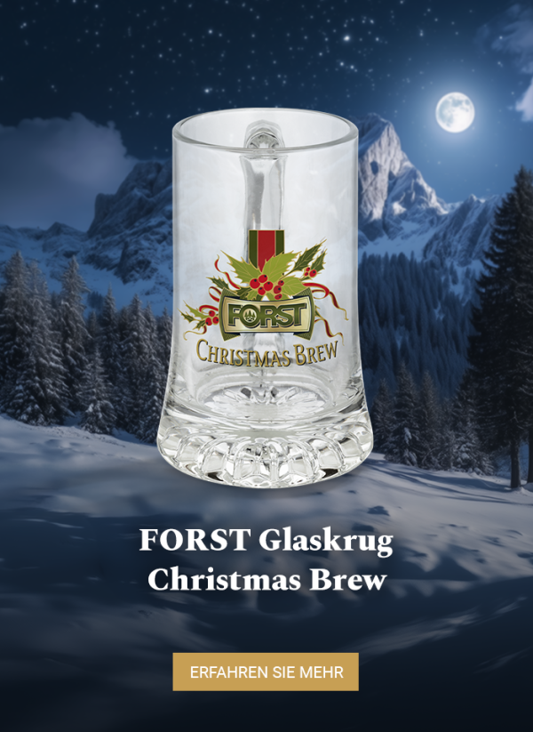 Boccale di vetro FORST Christmas Brew de