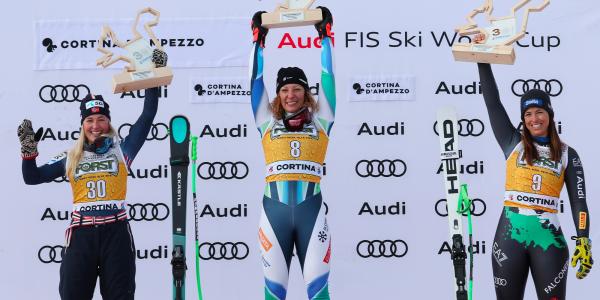 L’elegante Cortina e la sua Olympia delle Tofane ospiteranno da venerdì prossimo tre gare veloci della Coppa del Mondo di Sci femminile