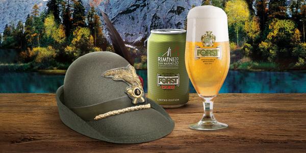 Birra FORST partner ufficiale dell'Adunata degli Alpini 2019.